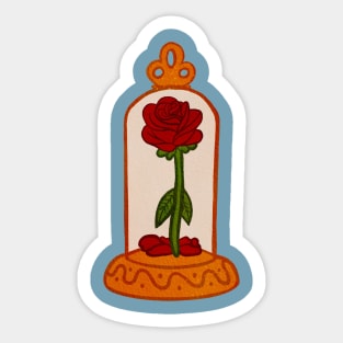 PETALS OF A WILTING ROSE Sticker